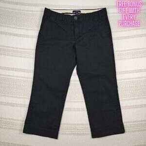 Banana Republic Classic Black Capri Pants Size 12 NEW